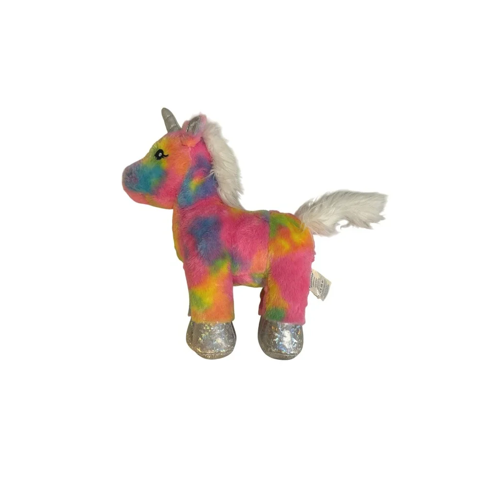 Build a Bear Workshop Tie Dye Rainbow Unicorn‎ Plushie
